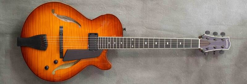 #A1828 Sienna Burst SS-15 Archtop Guitar.
