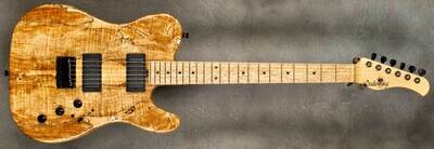 #7703 Spalted T-Style Standard Guitar.