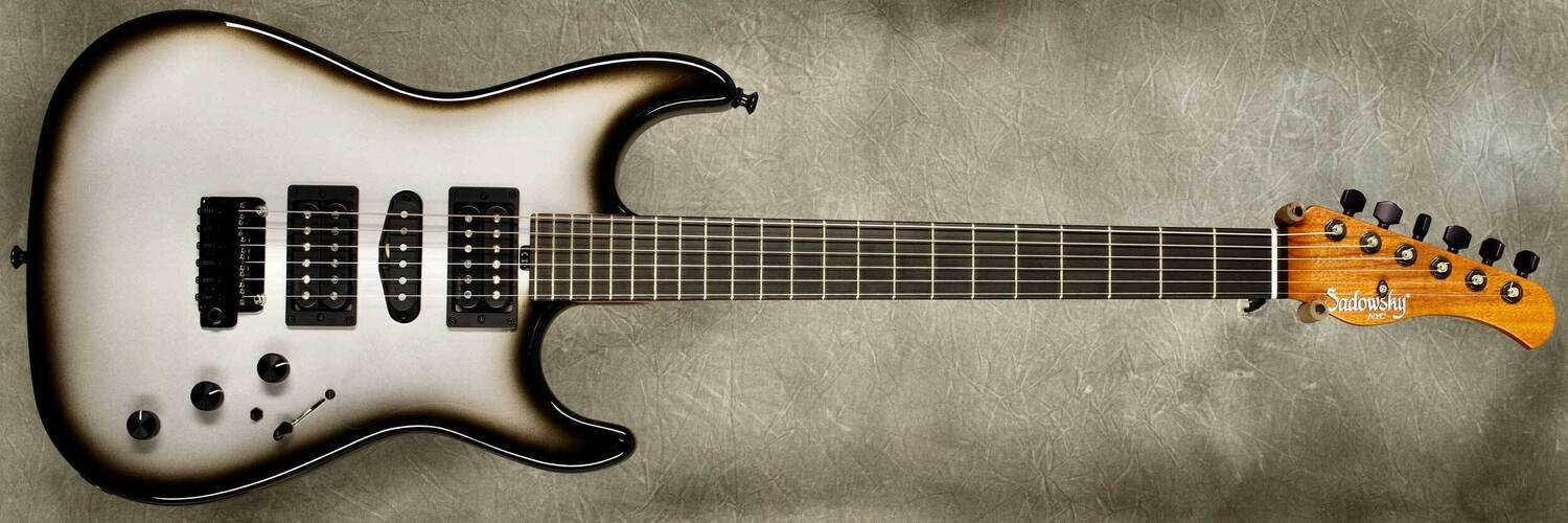 #8930 Silver Burst S-Style Standard Guitar.