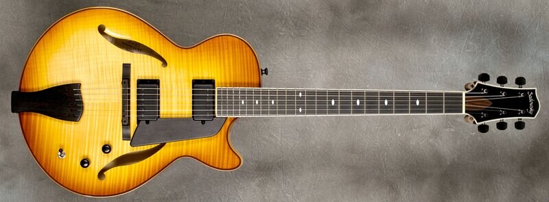 #A1748 Caramel Burst LS-15 Archtop Guitar.