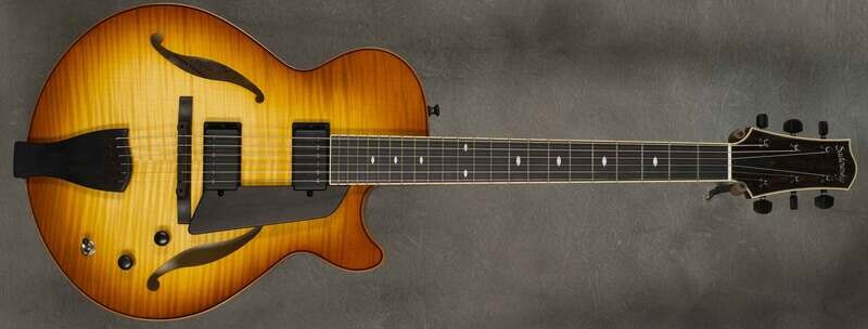 #A2109 Caramel Burst Frank Vignola Archtop Guitar.