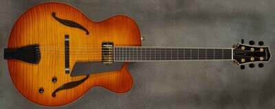 #A2130 Violin Burst Jim Hall Archtop Guitar.
