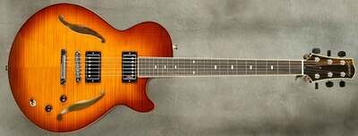 #A2211 Sienna Burst Semi-Hollow Archtop Guitar.
