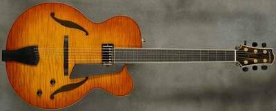 #A2177 Violin Burst Jim Hall Archtop Guitar.