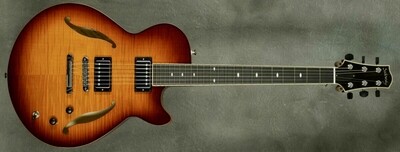 #A2085 Sienna Burst Semi-Hollow Archtop Guitar.