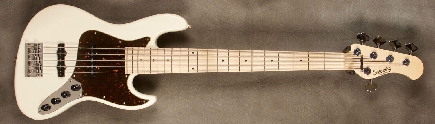 ME679 Olympic White Metro Express MV5E 5-21. – Shop – Sadowsky Guitars