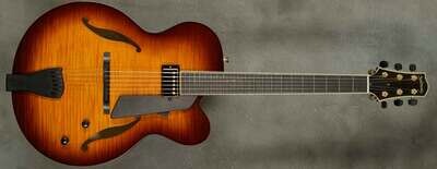 #A2134 Sienna Burst Jim Hall Archtop Guitar.
