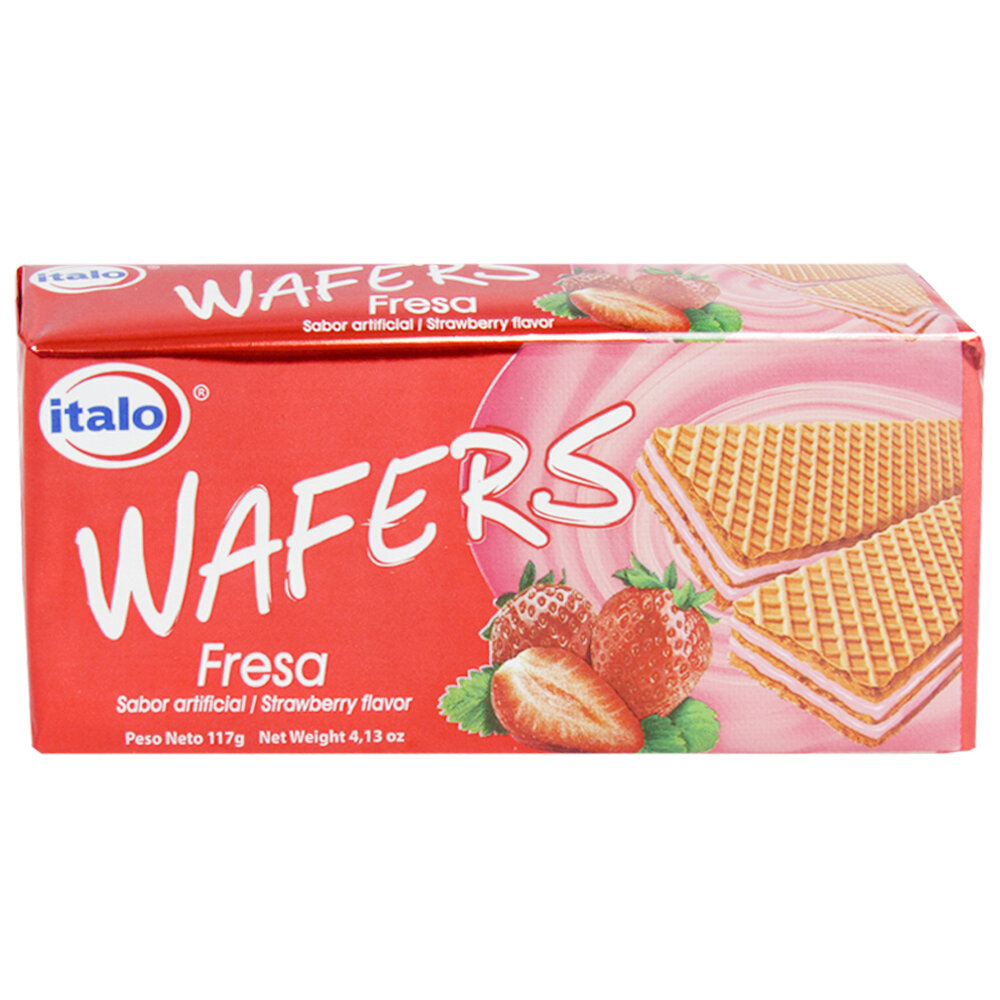 GALLETA ITALO WAFER FRESA 117G