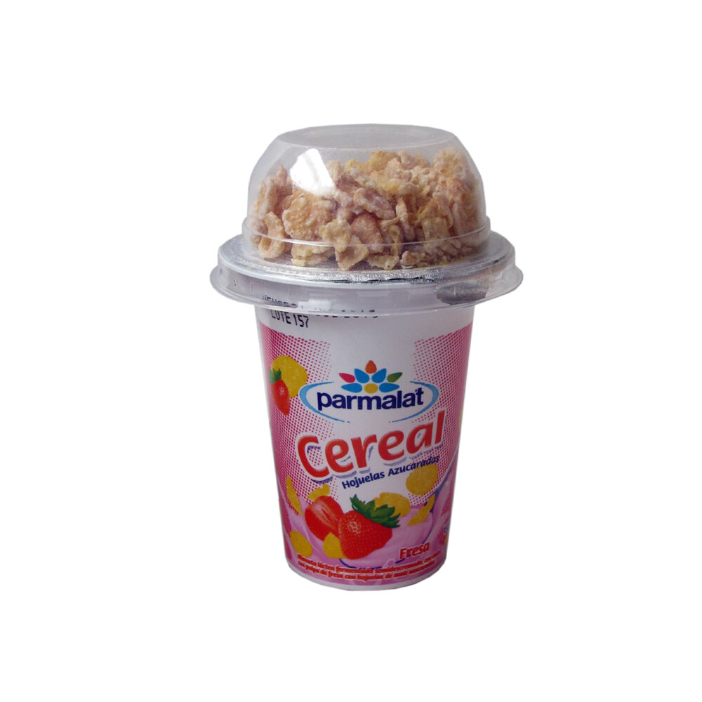 PARMALAT YOGUR CON CEREAL FRESA 132 G