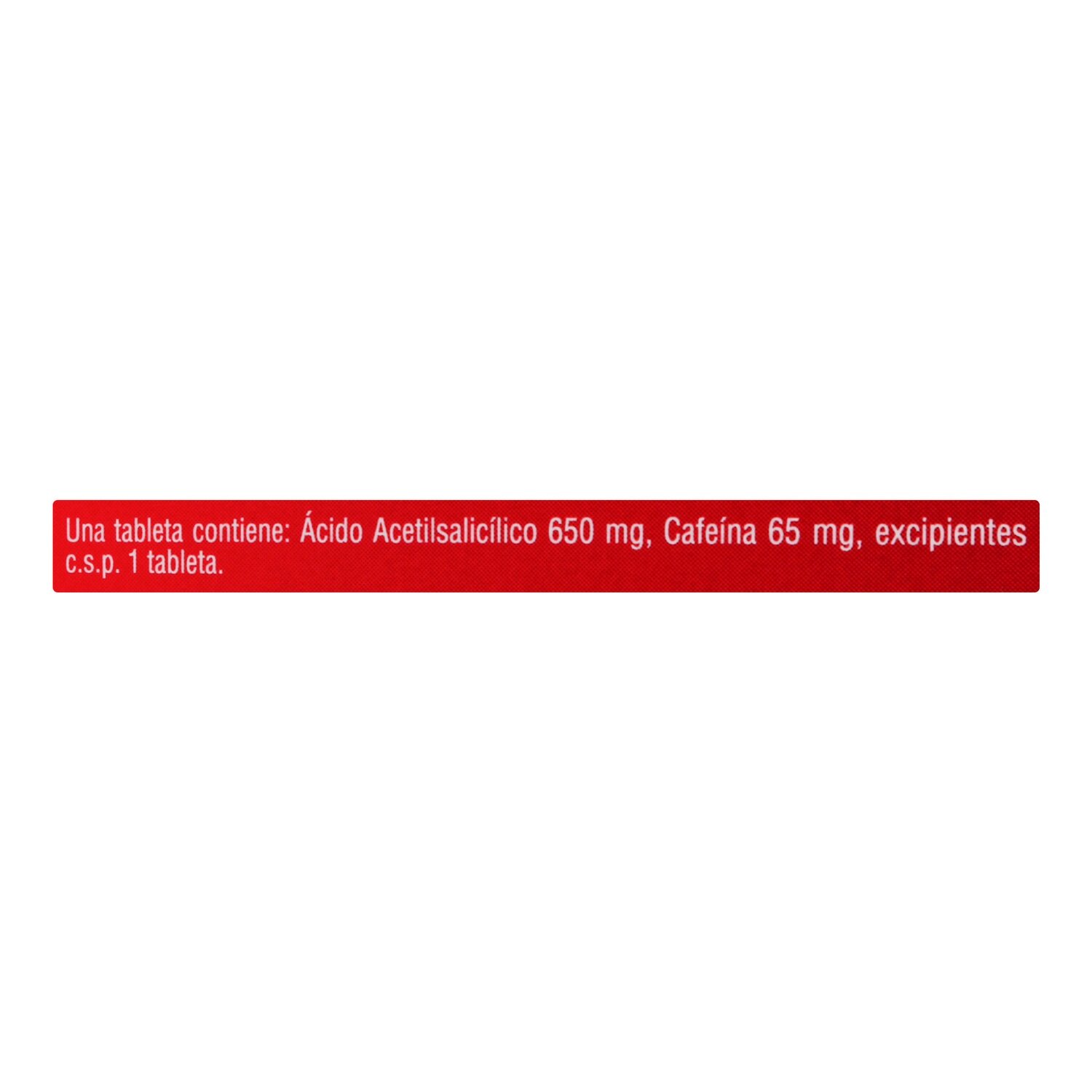 CAFI ASPIRINA 650MG