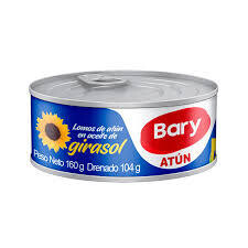 ATUN BARY EN ACEITE 160 G