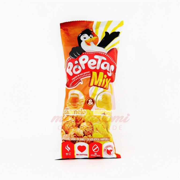 POPETAS MIX CARAMELO CON MANTEQUILLA 37.7 G