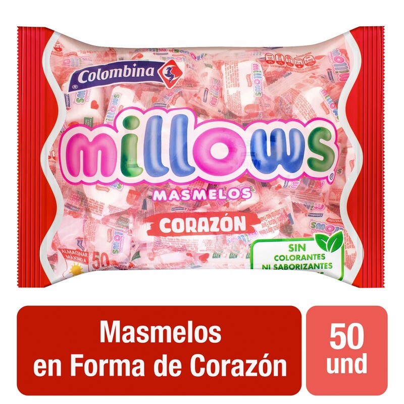 Millows Corazon 50 U 7702090048193