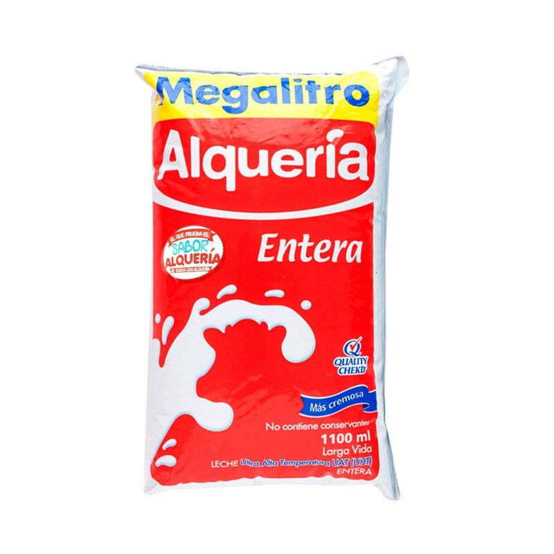 Alqueria Leche Entera Cremosa 1.100 Ml
