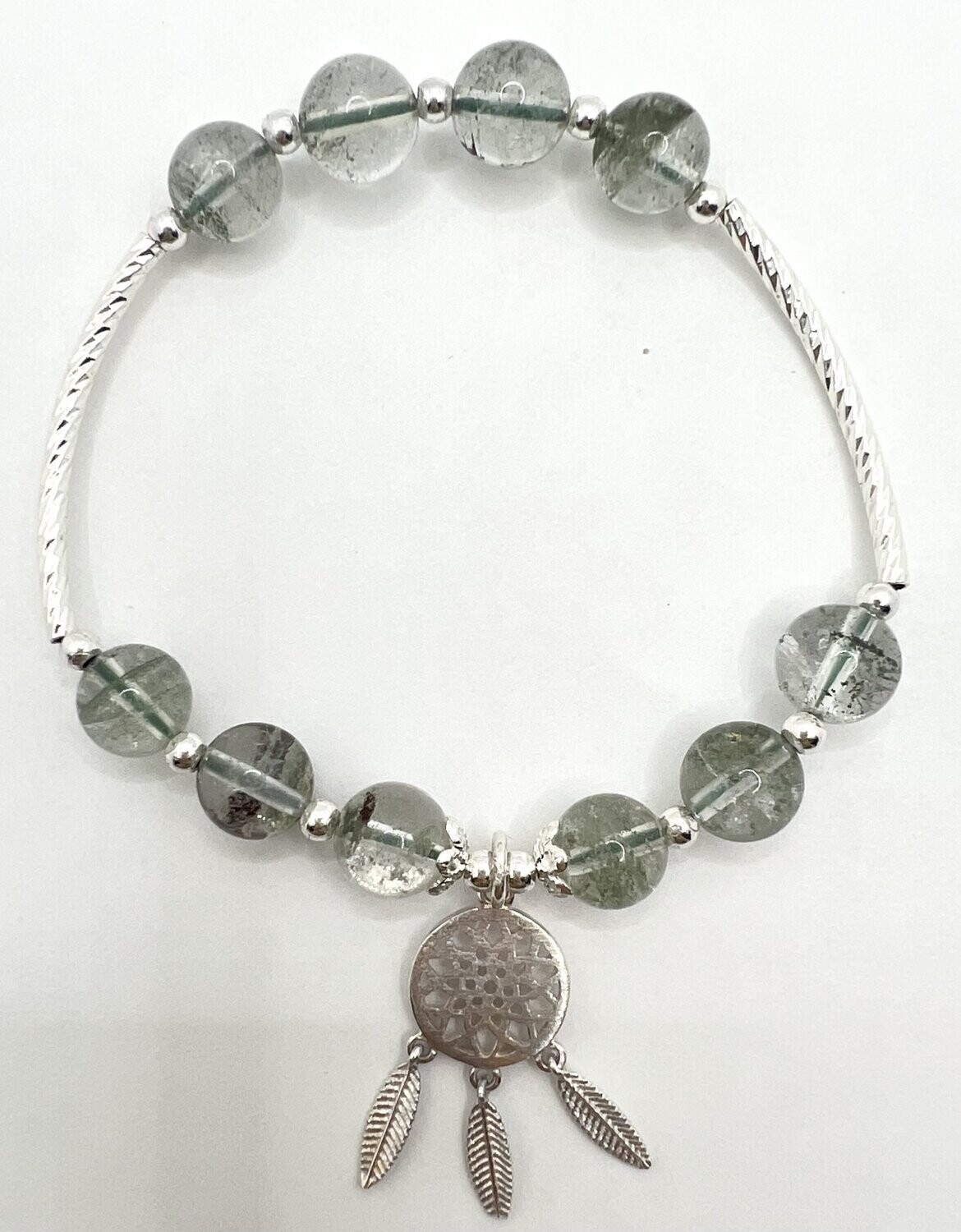 smokey quartz bracelet with trinket