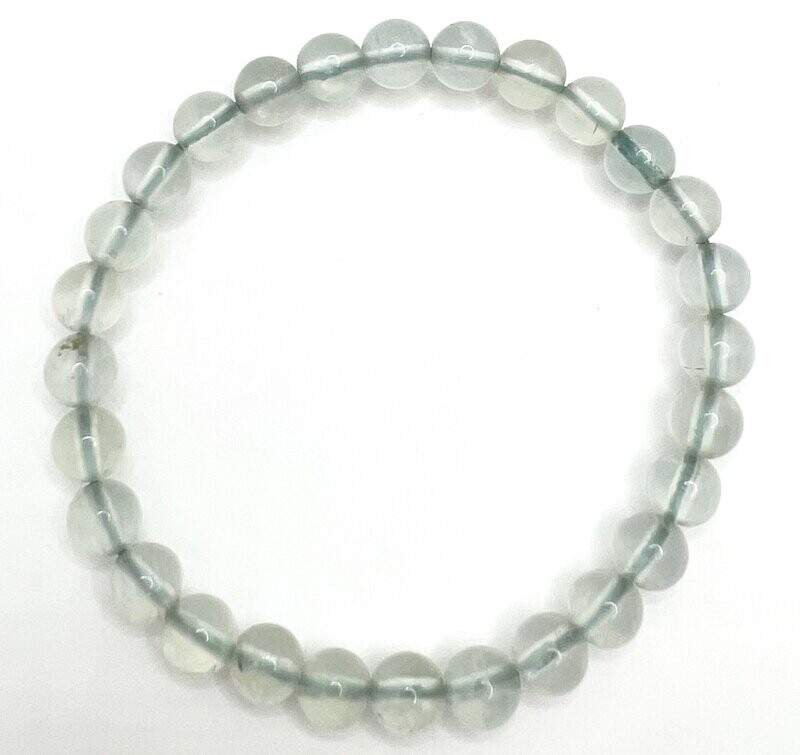 blue tinted clear crystal bracelet