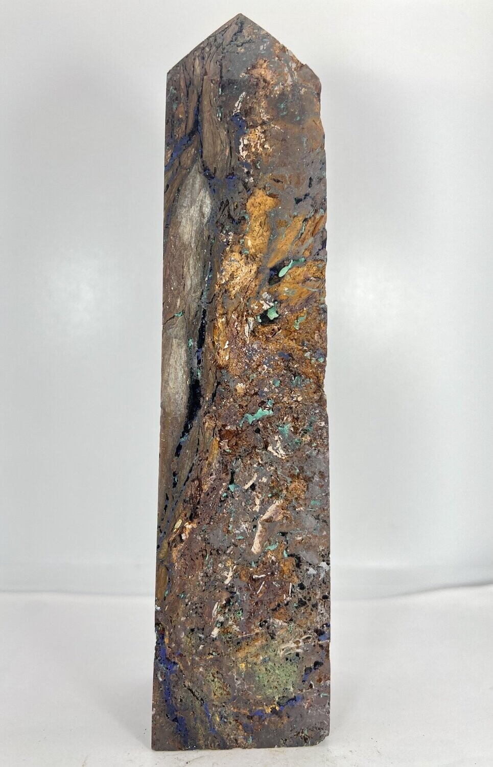 yellow  brown polished crystal