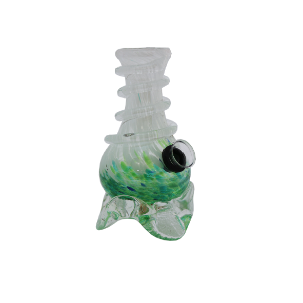 Glass Bong 14cm (red/orange) MA-0508