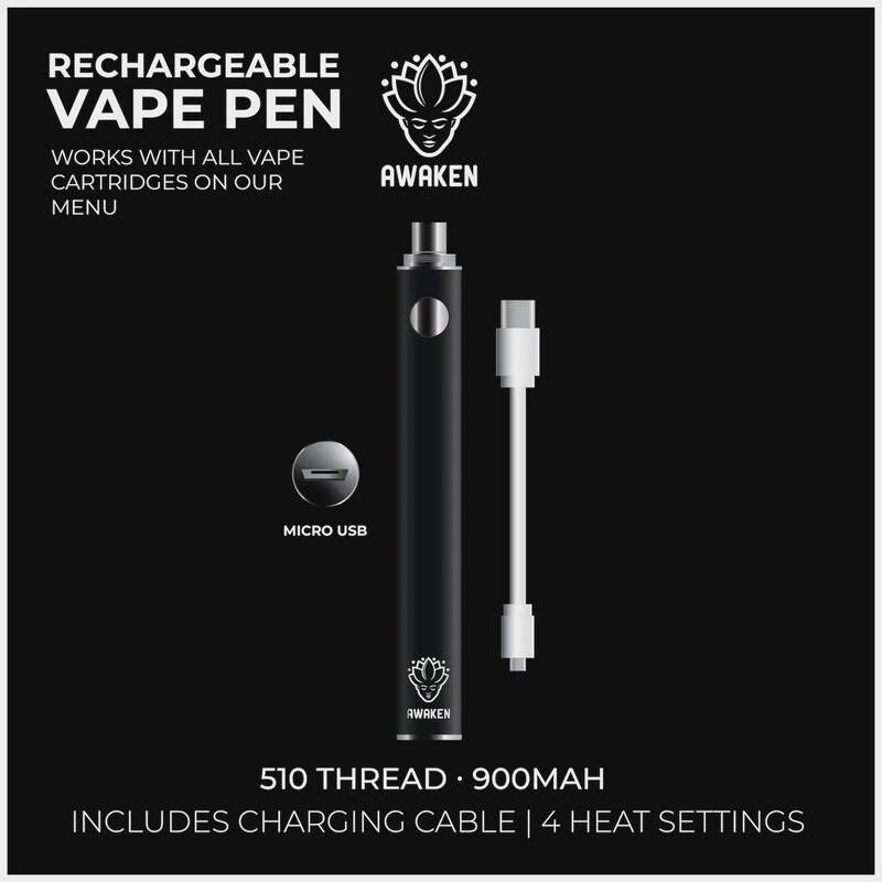 Awaken Vape Pen - Matte black