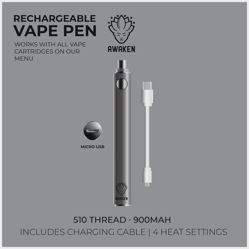 Awaken Vape Pen - Silver