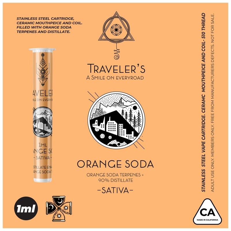 Traveler&#39;s - 1ml - Orange Soda