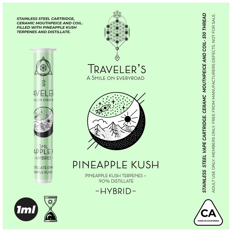 Travelers - 1ml - Pineapple Kush
