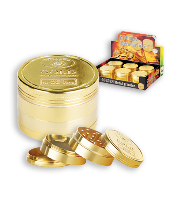 4PC Golden Bar metal grinder - 340880