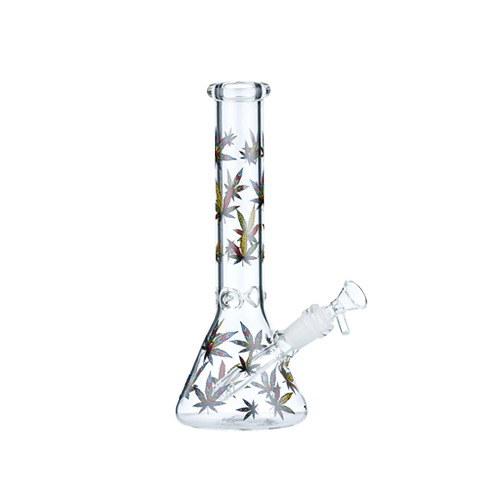 Funky Leaf Ice Catcher Bong – 25cm - 345838