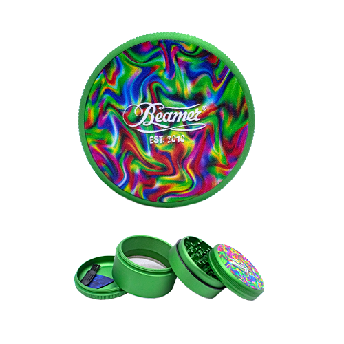 Beamer 4 Piece - Aircraft Grade Aluminum Green - 63mm