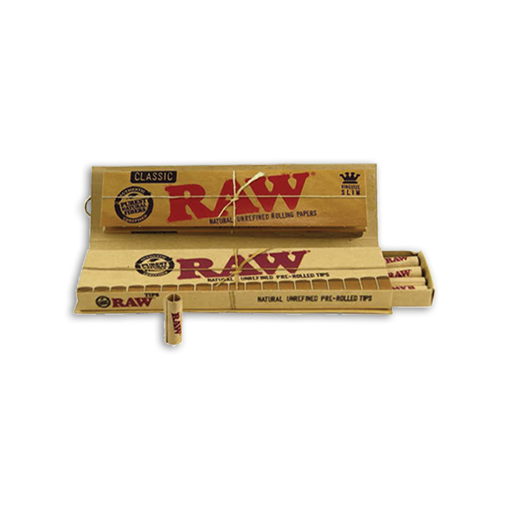 RAW Paper – Connoisseur King Size and Pre-Rolled Tips