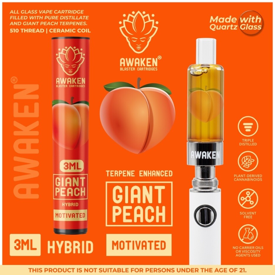 3ml - Giant Peach - Blaster Cart