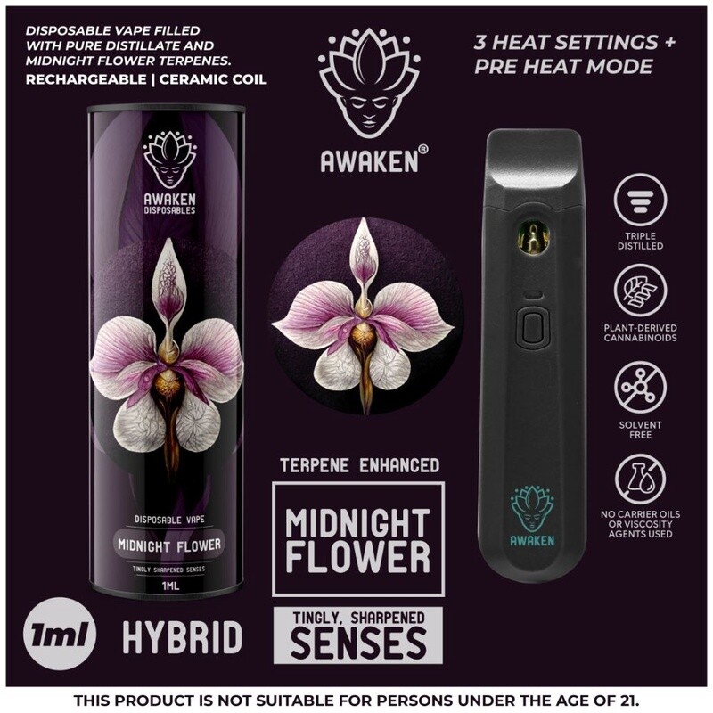 Midnight Flower - Awaken - 1ml Disposable