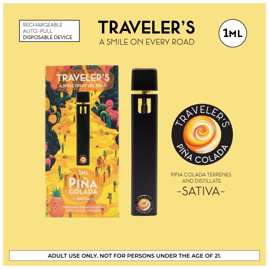 Travelers - Disposable - Pina Colada - 1ml