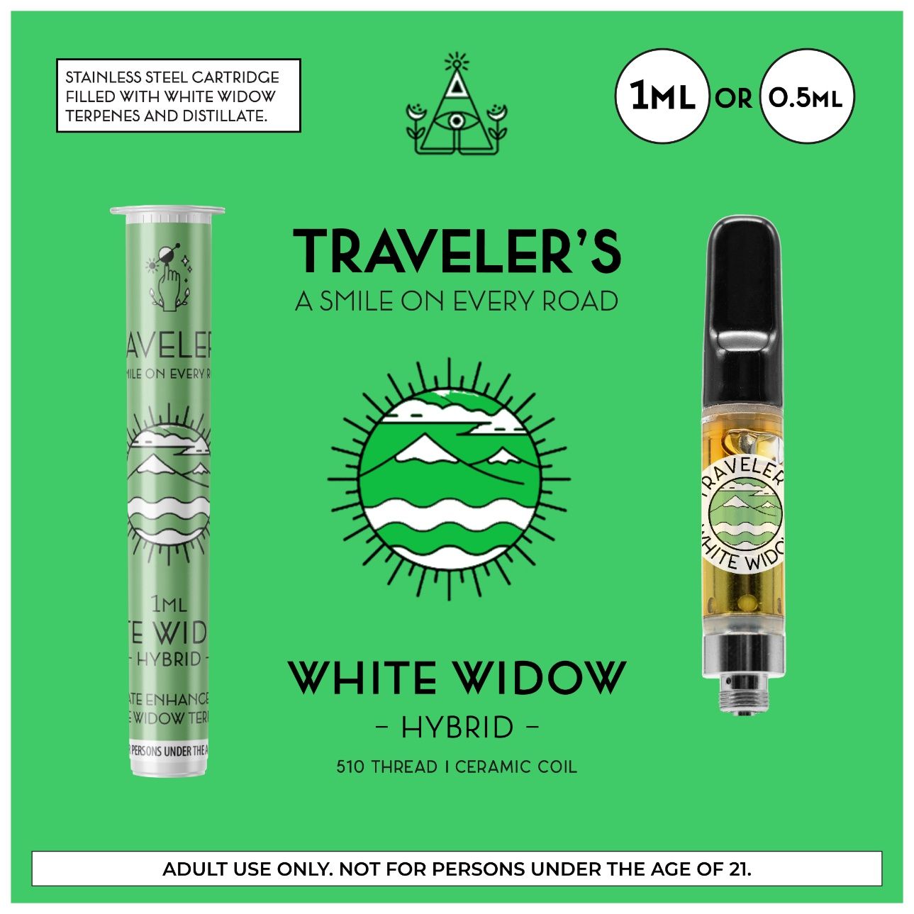 Good Day - White Widow - Travelers - 0.5ml