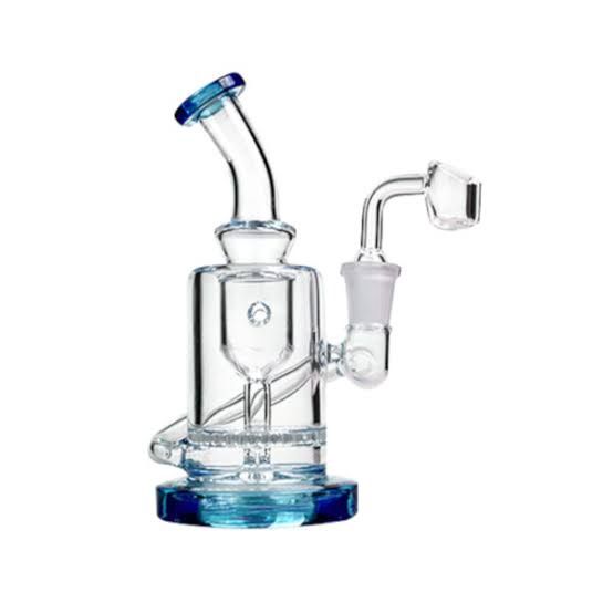 Dab Recycler Bong (Blue)
