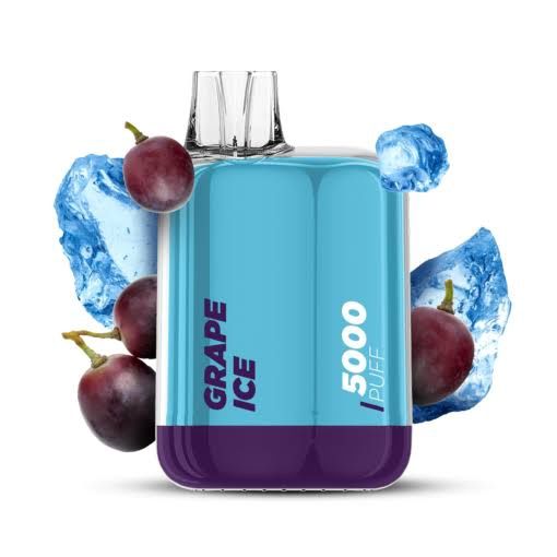 Bolt disposable - 5000 puff - Grape ice - 20mg