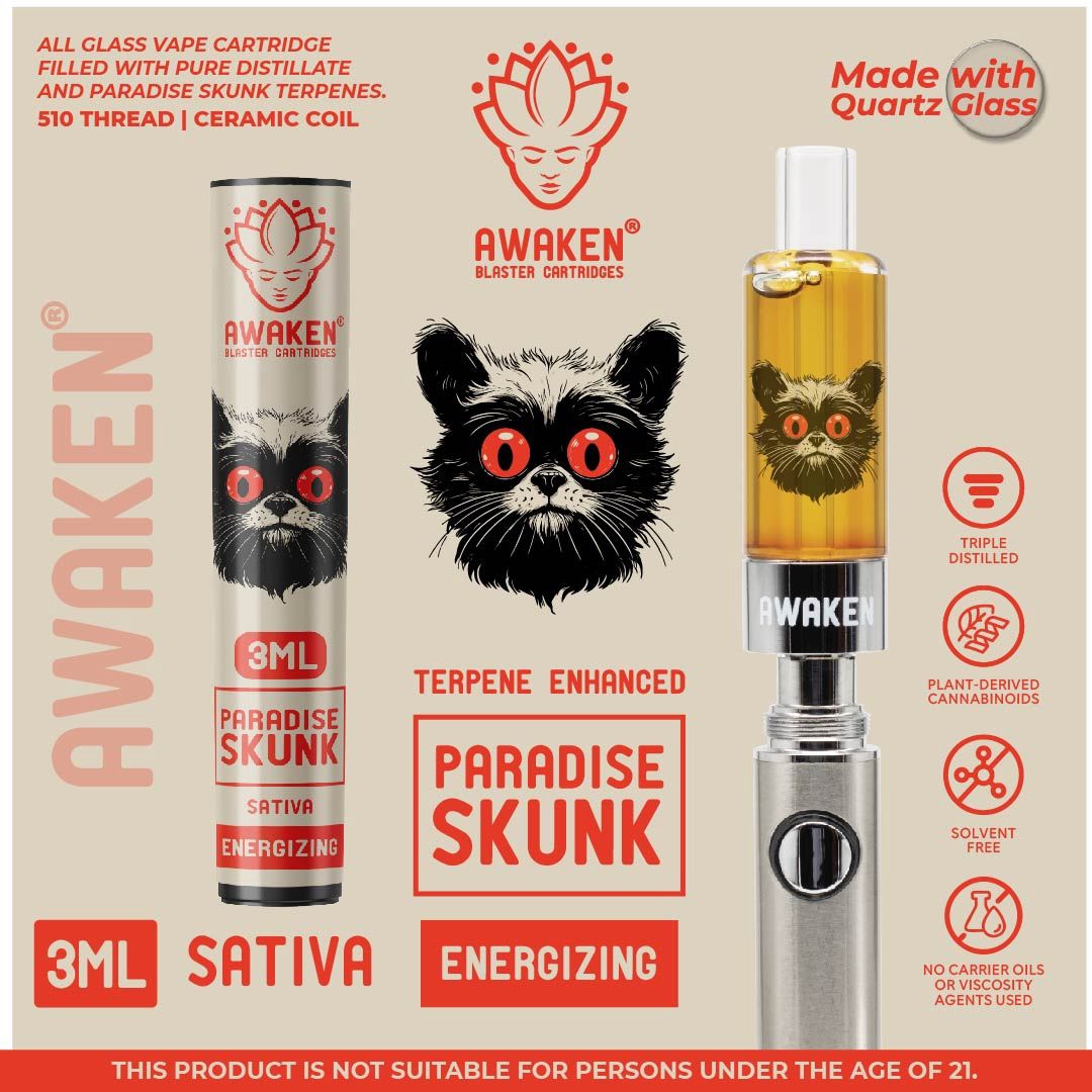 3ml - Paradise Skunk - Blaster Cart