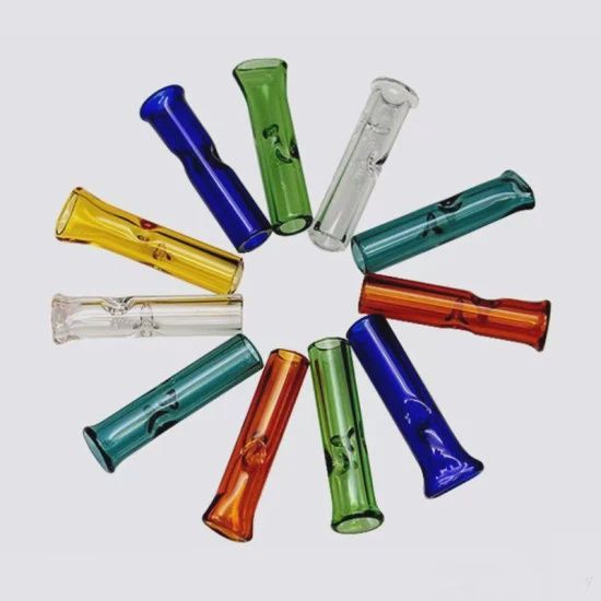 Coloured Glass Tips - Assorted -