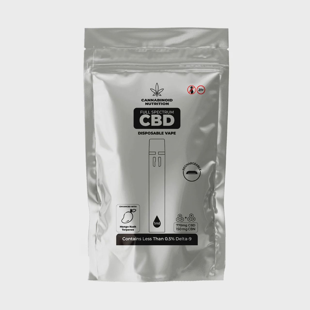 1ml Full Spectrum CBD + CBN Disposable Vape ((ILABS))