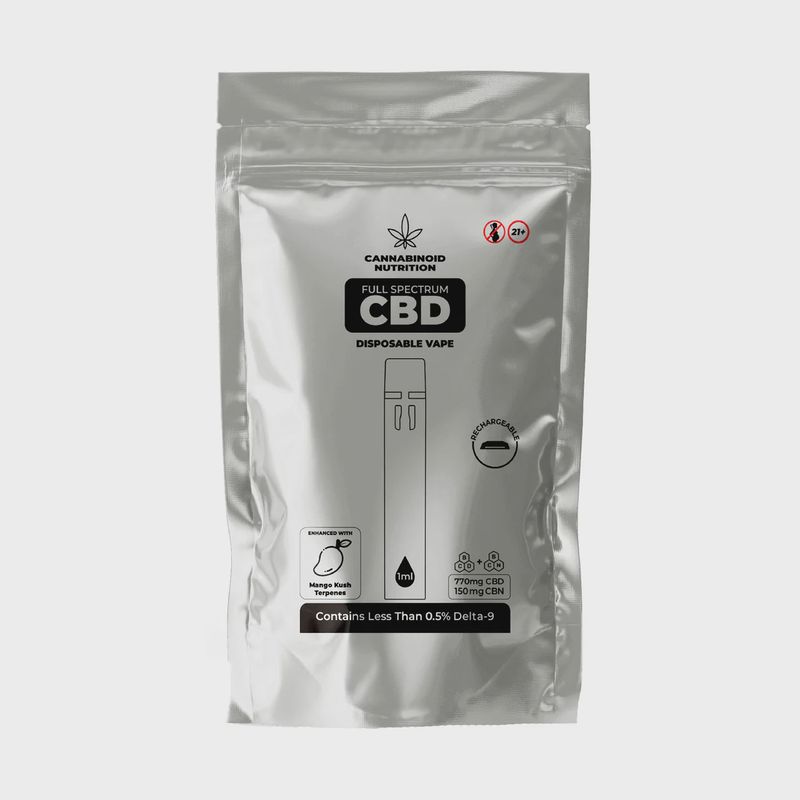 1ml Full Spectrum CBD + CBN Disposable Vape ((ILABS))