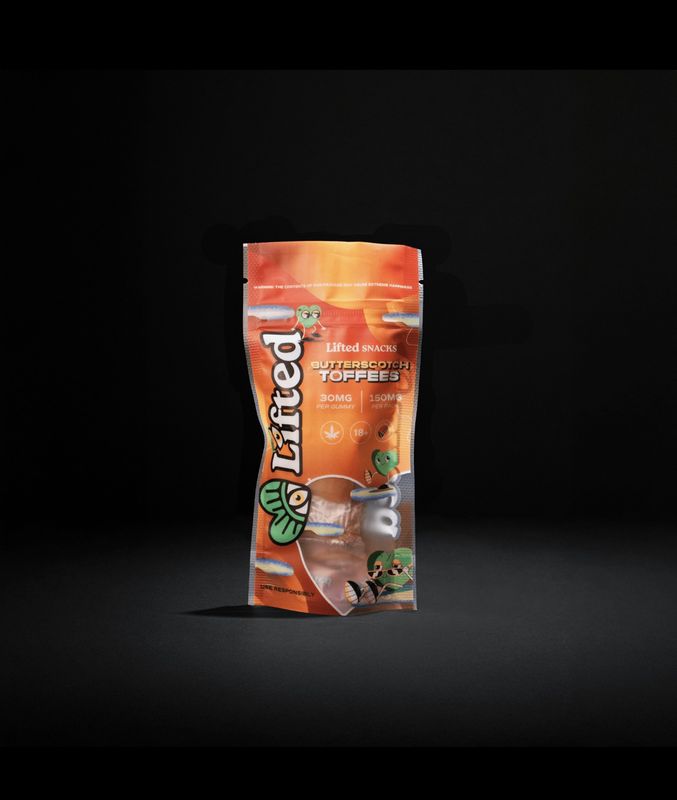 Small | Butterscotch Toffees | 150mg