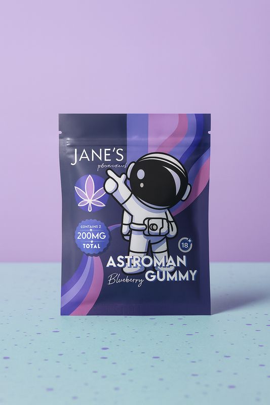 Astroman Gummy |Blueberry|100MG x 2 (200MG)