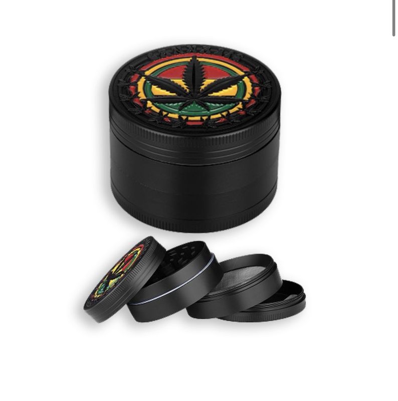 Grinder | Black Leaf 4 part 50mm | 340004
