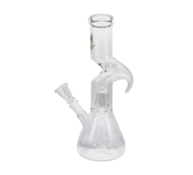 Glass Bong | Tribal transparent Percolator | 26cm | 345057