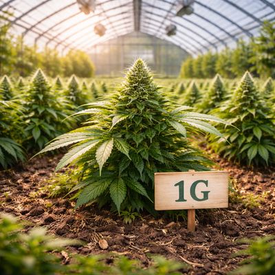 1G Green House Flower