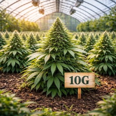 10G Green House Flower