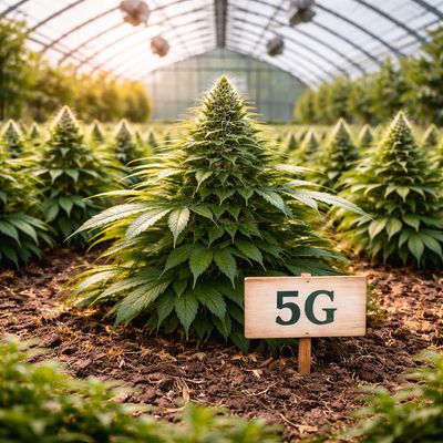 5G Green House Flower