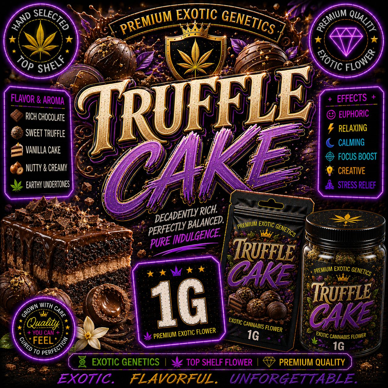 1G | Truffle Cake | Indoor