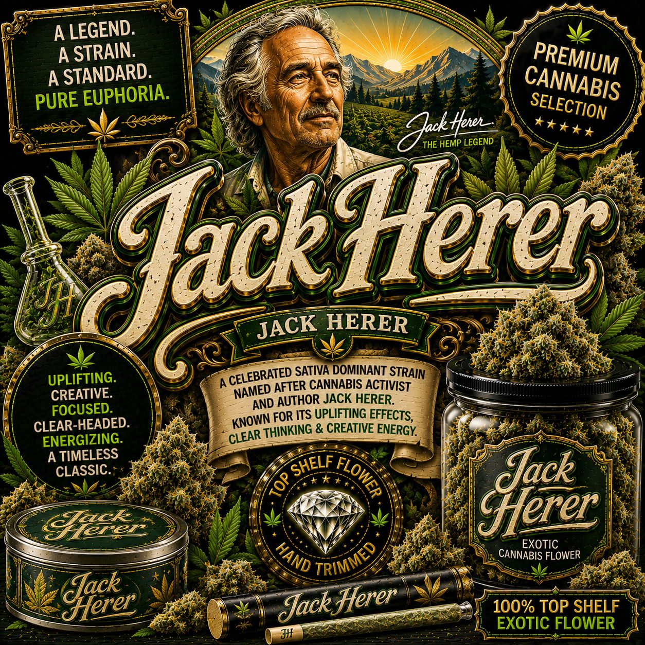 Pre Roll x2  |Jack herer  | Outdoor