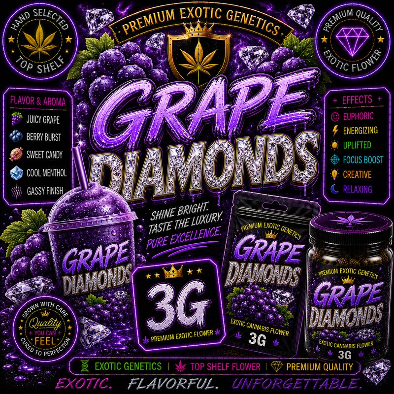 3G | Grape diamonds | Indoor